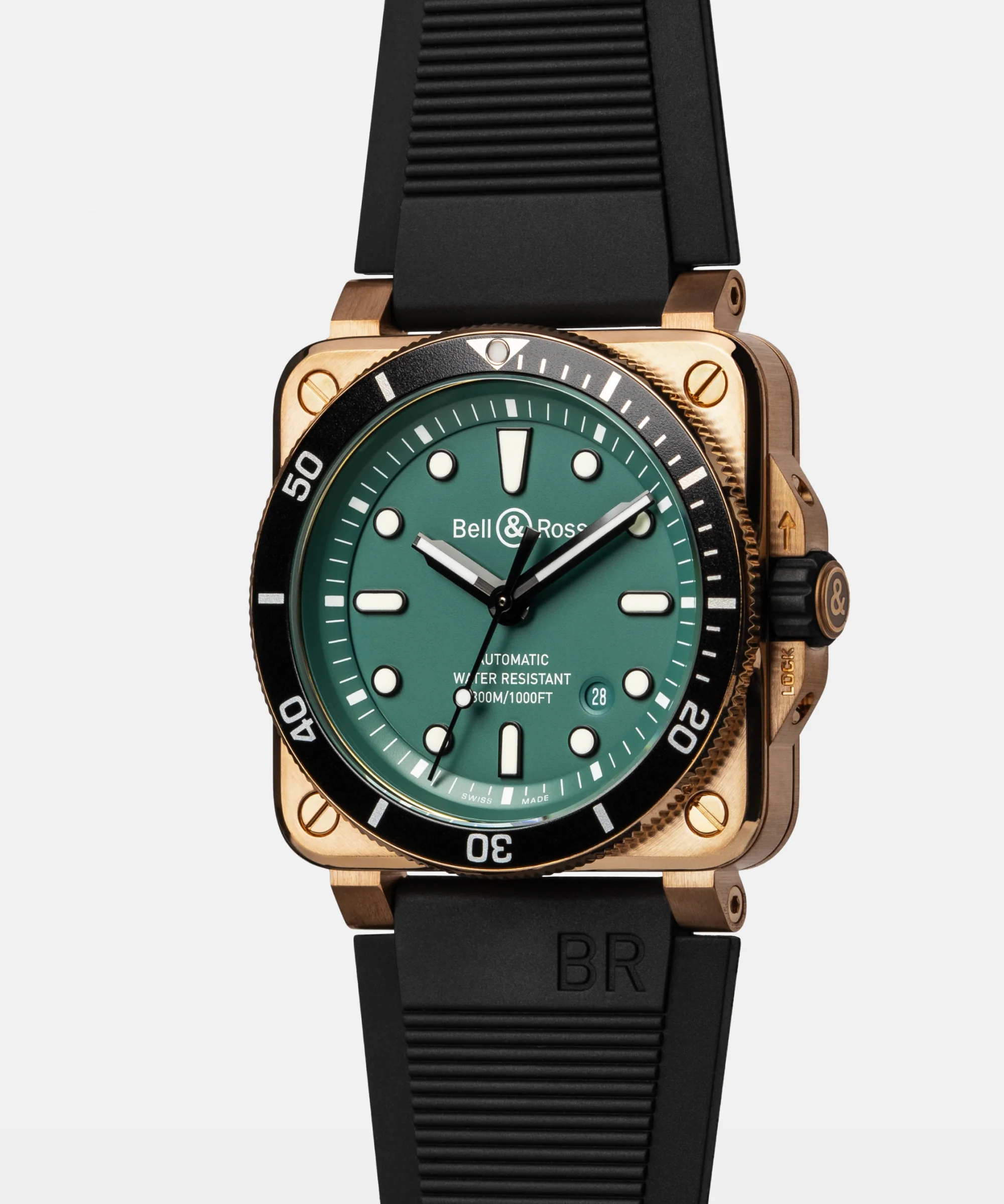 BR-03 Diver Black & Green Bronze - Image 3