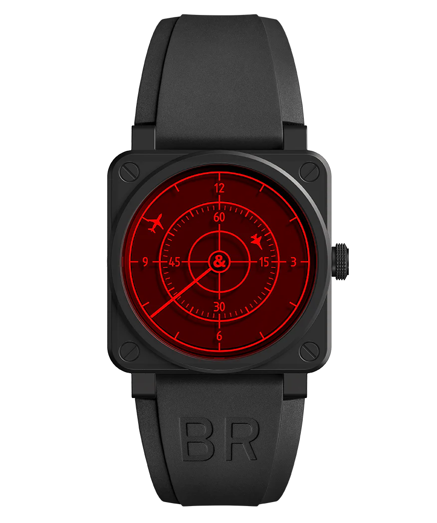 BR 03-92 RED RADAR CERAMIC