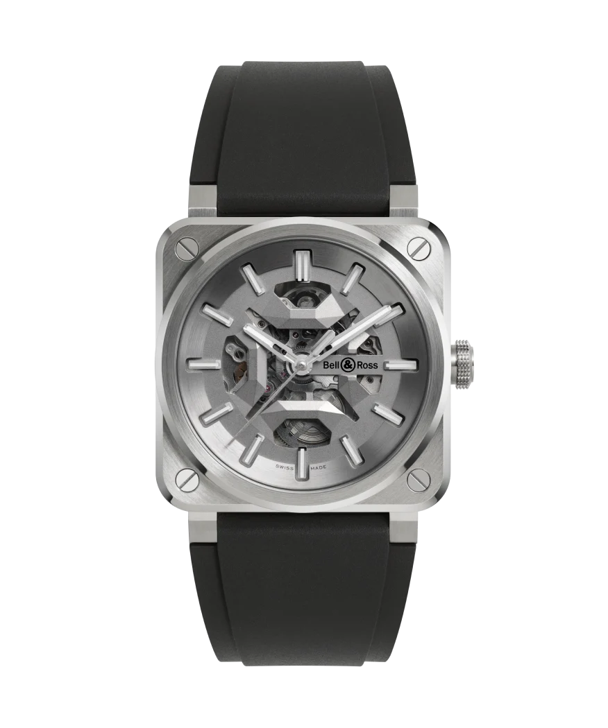 BR-03 Skeleton Grey Steel