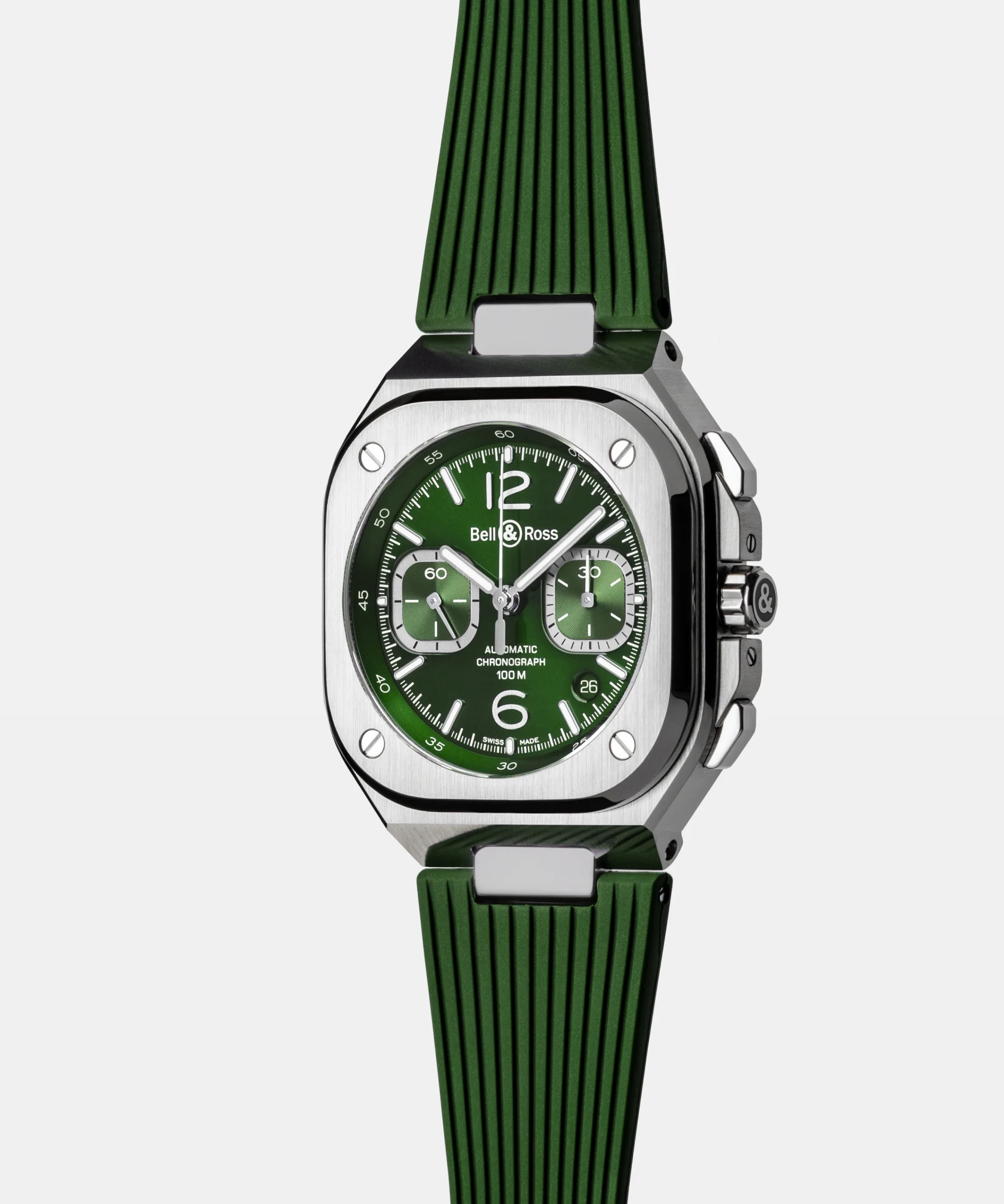 BR-05 chrono green steel - Image 3