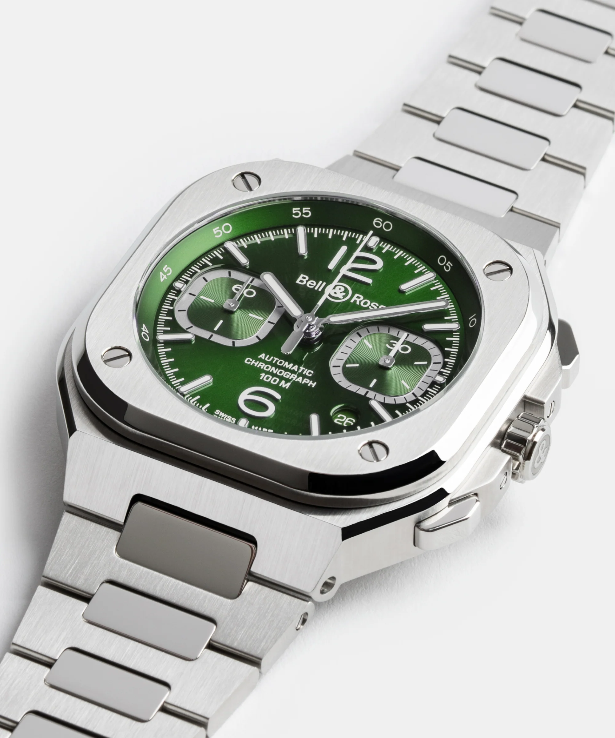 BR-05  chrono green steel - Image 5