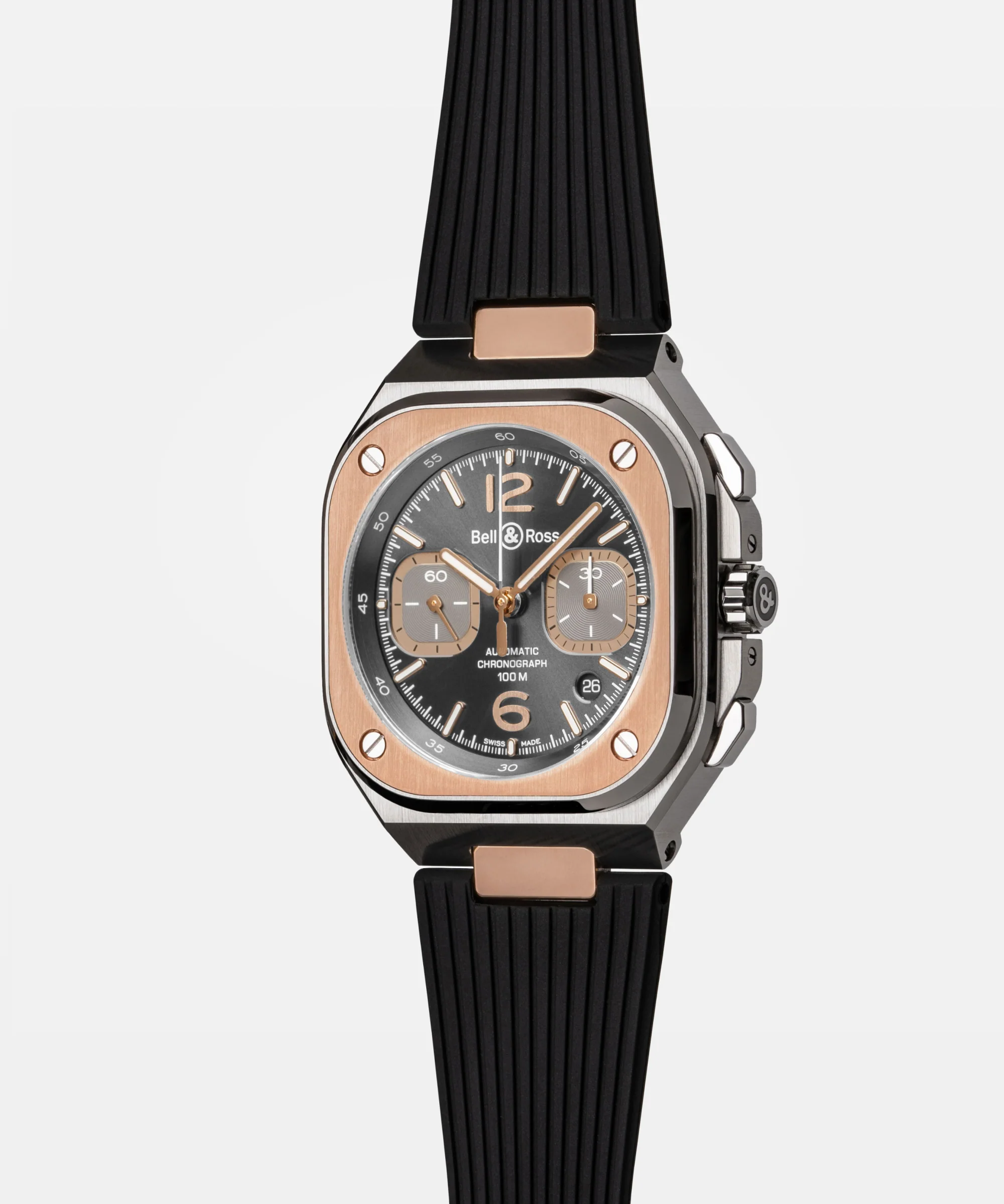 BR-05 Chrono Grey Steel & Gold - Image 4