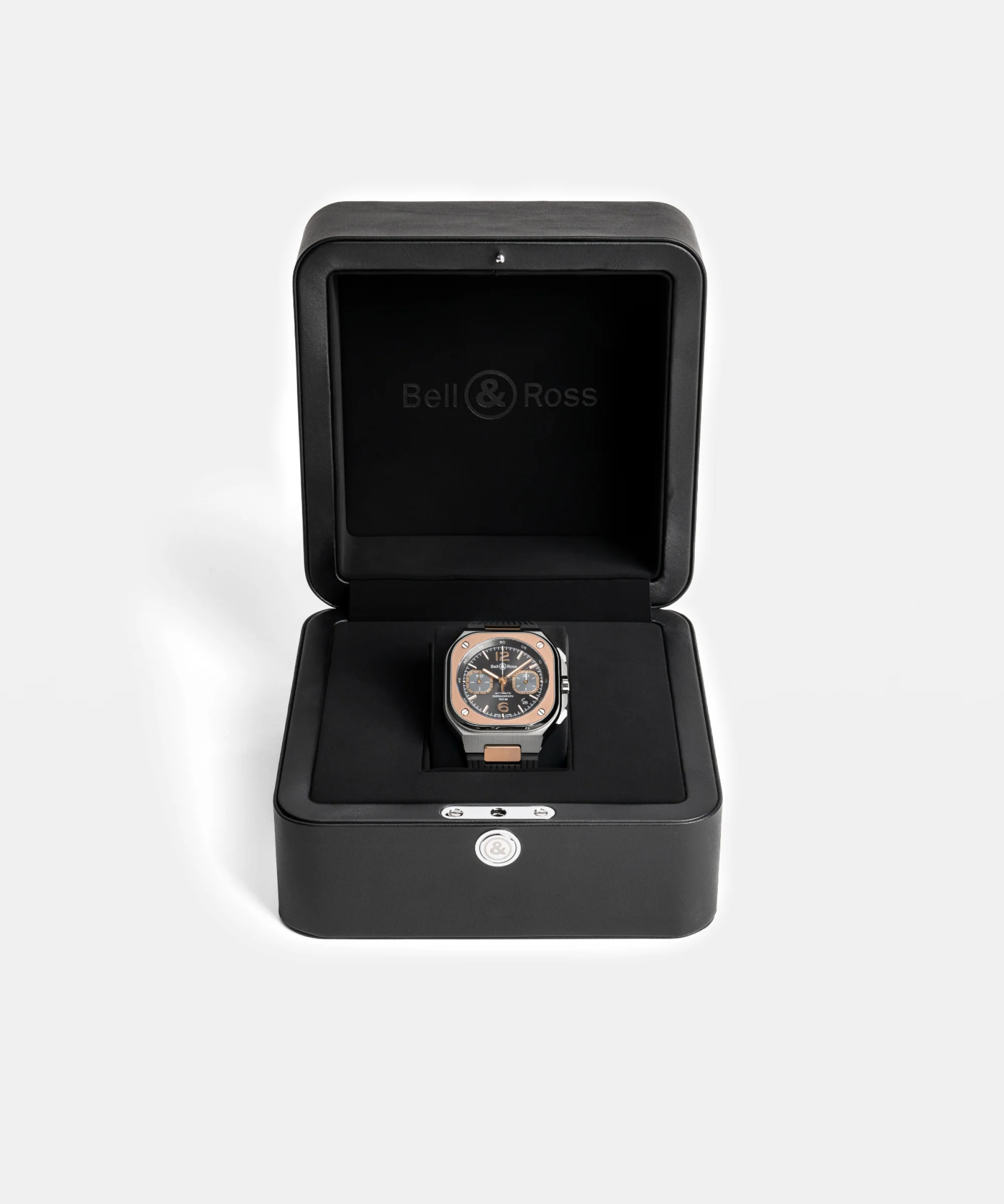 BR-05 Chrono Grey Steel & Gold - Image 7
