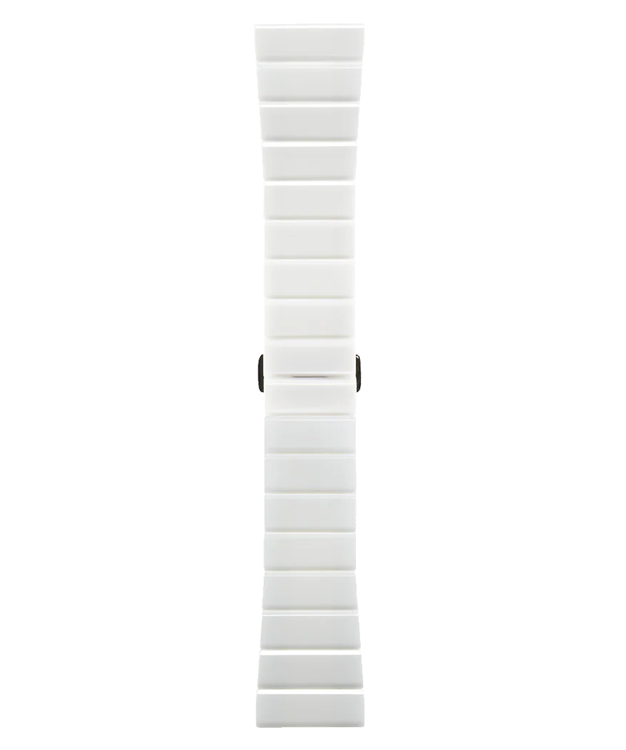 BR-S Bracelet en céramique blanche polie