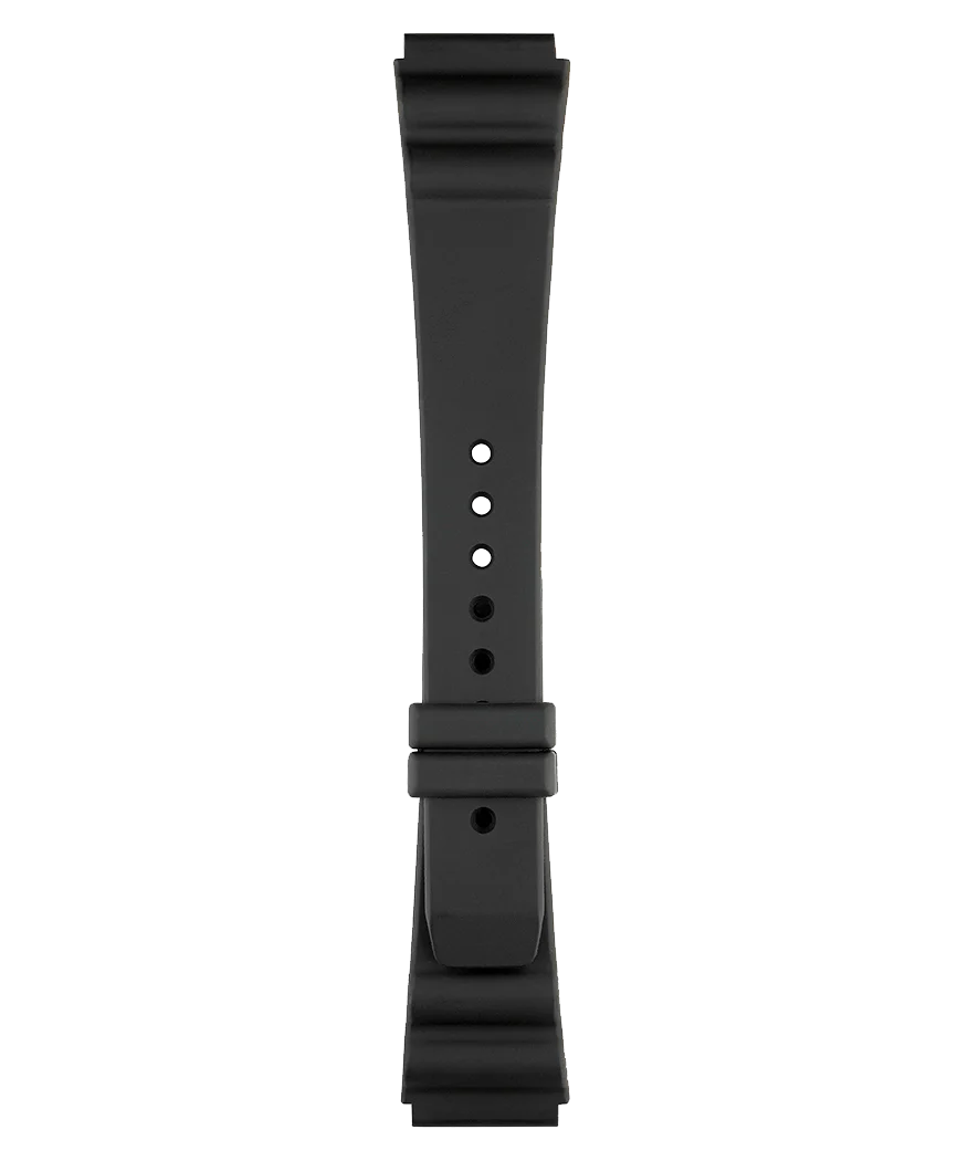 PROFESSIONAL RANGE : SPACE 3 - GRAND PRIX - HYDROMAX - TYPE MARINE - TYPE DÉMINEUR Bracelet en caoutchouc noir