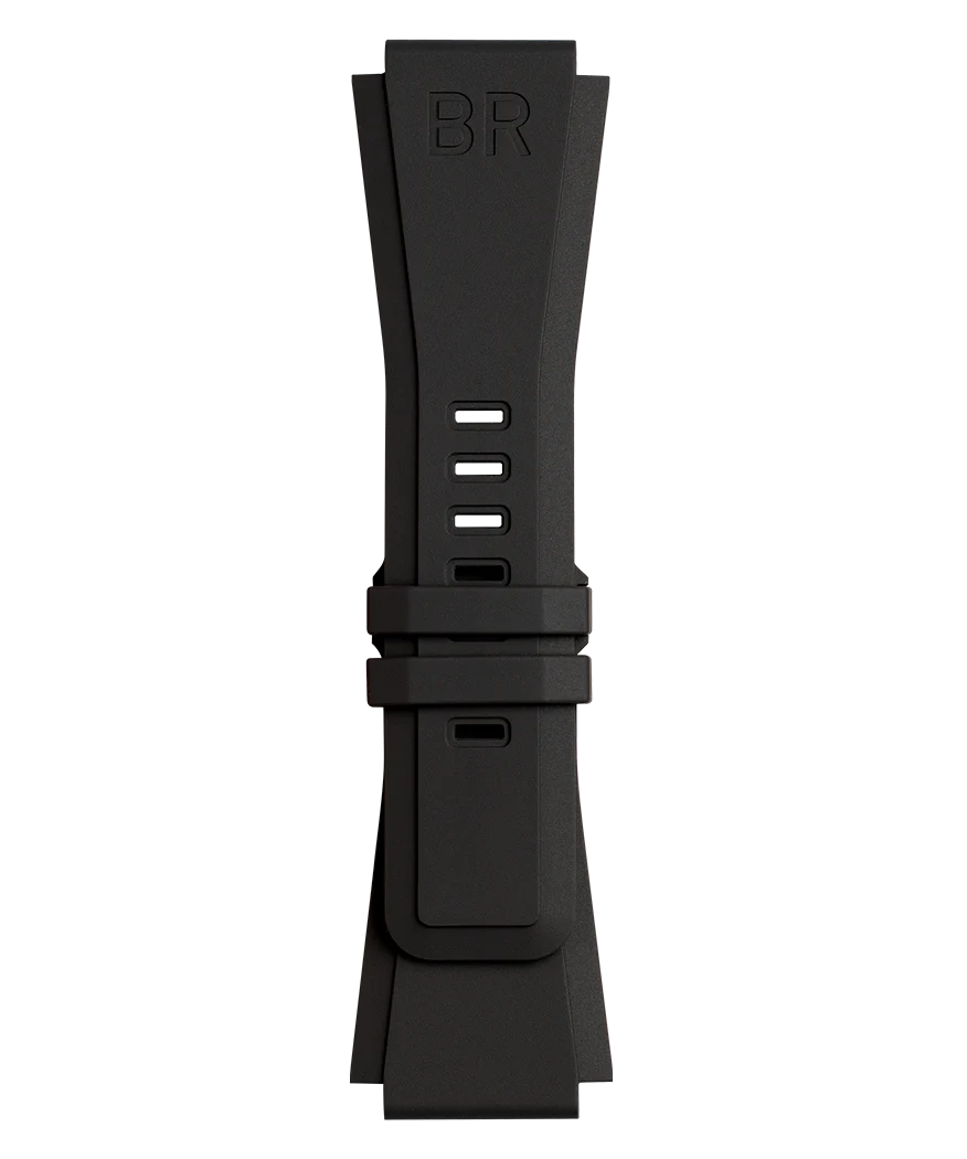 BR-03 - BR-01 - BR-X1 Bracelet en caoutchouc noir