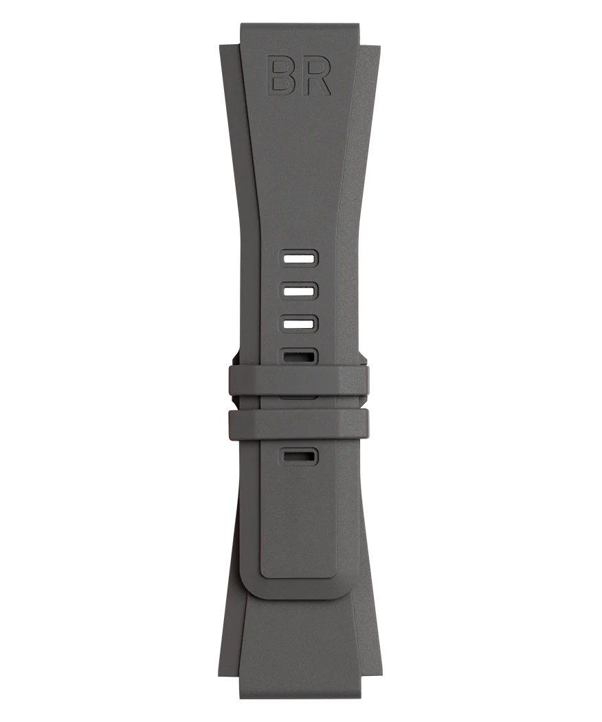 BR-03 - BR-01 - BR-X1 Bracelet en caoutchouc gris
