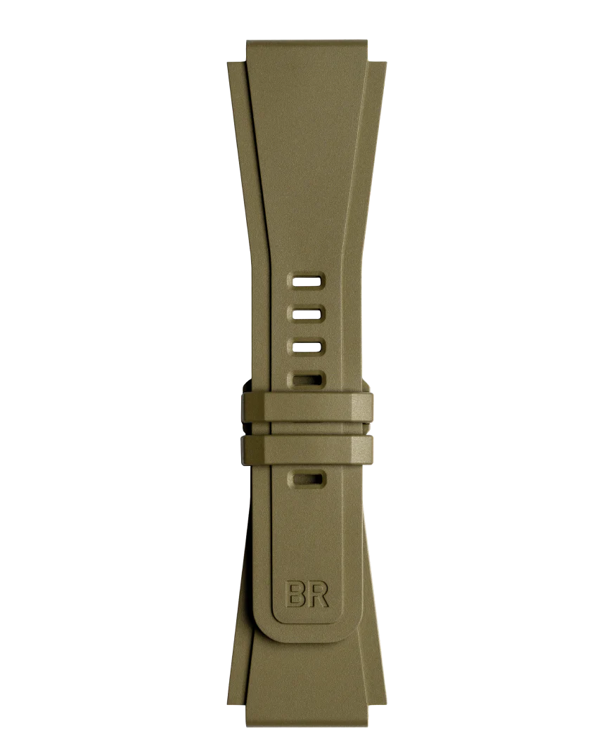 BR-03 BRACELET EN CAOUTCHOUC KAKI