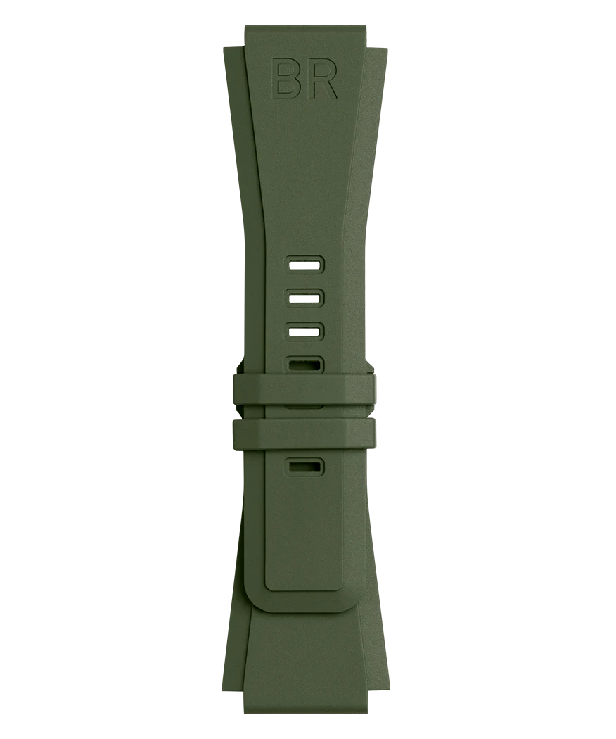 BR-03 - BR-01 - BR-X1 Bracelet en caoutchouc kaki