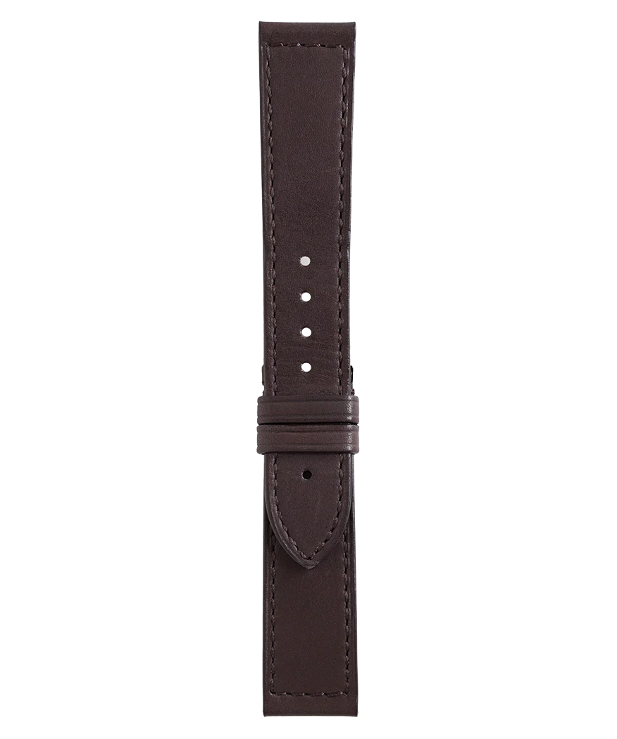 BR V1 Bracelet en cuir de veau de couleur marron