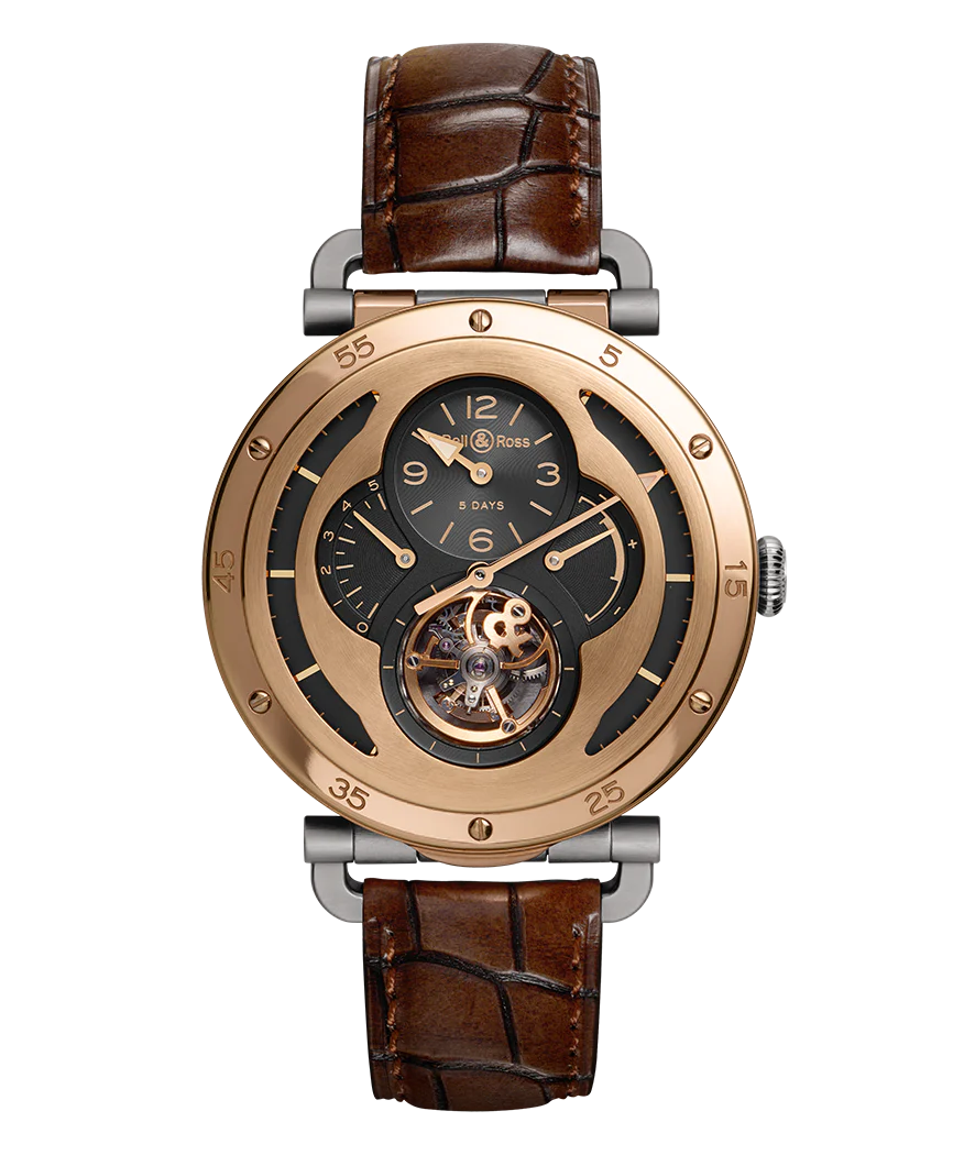 WW2 MILITARY TOURBILLON ROSE GOLD